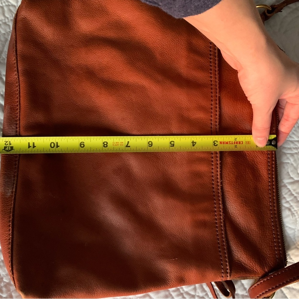 Margot Brown Leather Crossbody Bag - Picture 12 of 12